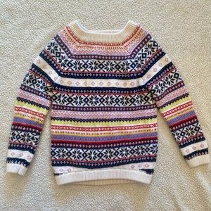 Old Navy Toddler Fair Isle Sweater Tunic - Size 3T